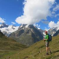 Views of Freney Pillar, Tour de Mont Blanc | Sarah Hunt