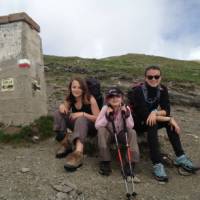 At the Col du Bonhomme on the Tour du Mont Blanc | Kate Baker