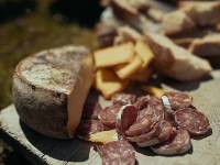 Lunches on our Mont Blanc walks comprise alot of local delicacies |  <i>Tim Charody</i>