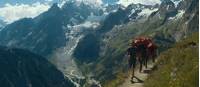 LOcal guide leads the mule along the Mont Blanc walking trails |  <i>Tim Charody</i>