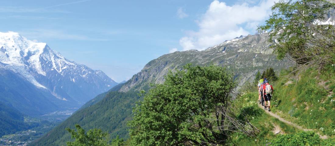 Trekking mountain side trails as we explore the Alps |  <i>Erin Williams</i>