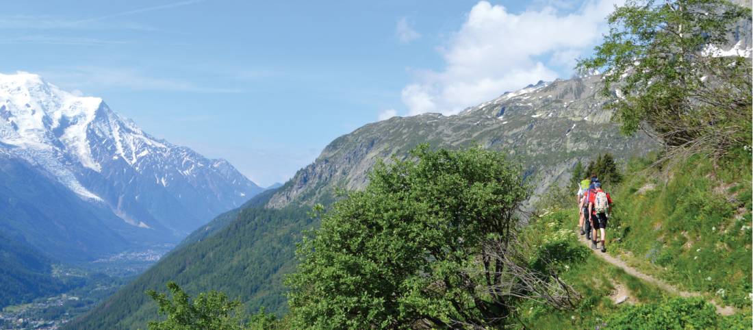 Trekking mountain side trails as we explore the Alps |  <i>Erin Williams</i>