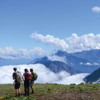 Cloud coverage as we trek high in the Alps | Erin Williams