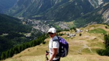 Mont de la Sax, Courmayeur, Italy,Brian Eglinton Views from above Courmayeur, Italy