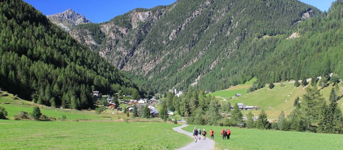 Walking towards Trient | <i>Jac Lofts</i>