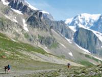 Views of Mont Blanc from Col de la Seigne