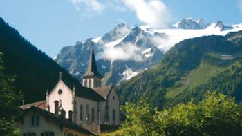 The stunning village of Trient is a day's walk from Chamonix