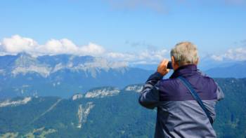 Capturing the alpine views