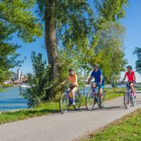 Cycling by the Danube river in Austria | Martin Steinthaler