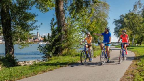 Bike riding by the Danube river in the Wachau Valley, Austria | Martin Steinthaler