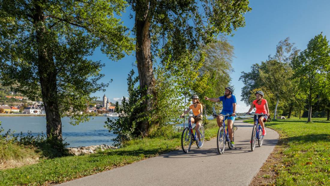 Bike riding by the Danube river in the Wachau Valley, Austria |  Martin Steinthaler