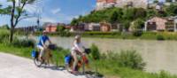 Cycling towards Salzburg from Innsbruck