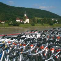 Bikes aboard the boat on the Danube | Kate Baker