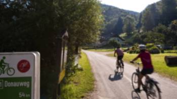 Cycling in Austria along the Danube