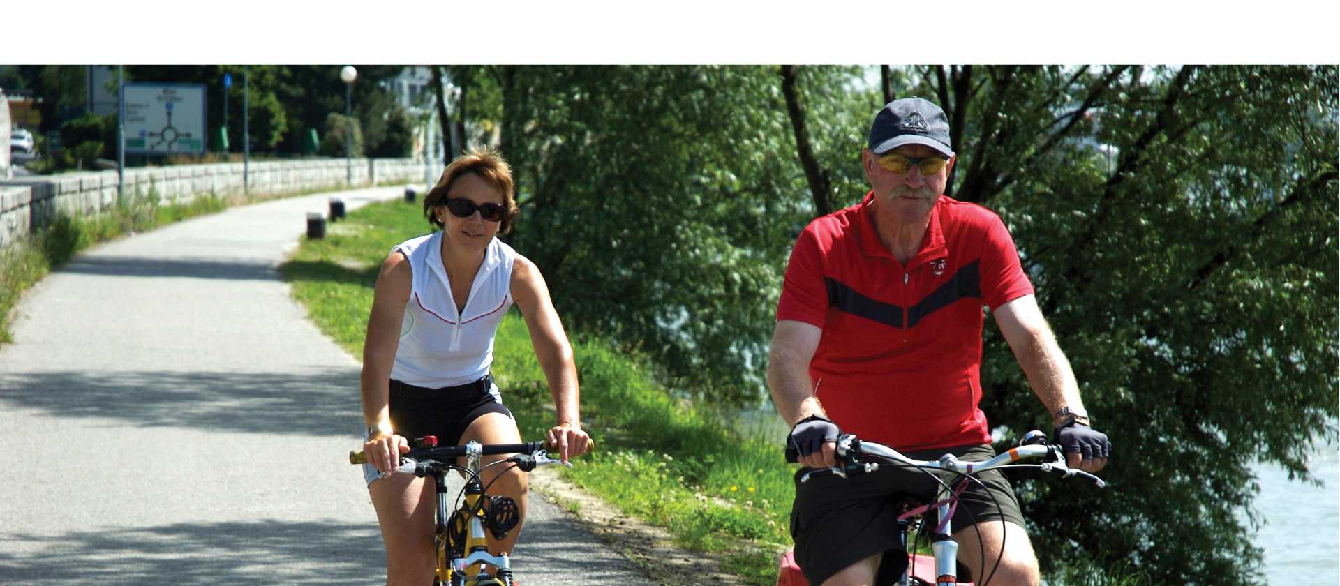 Cyclists along the Danube cycle path | Kate Baker