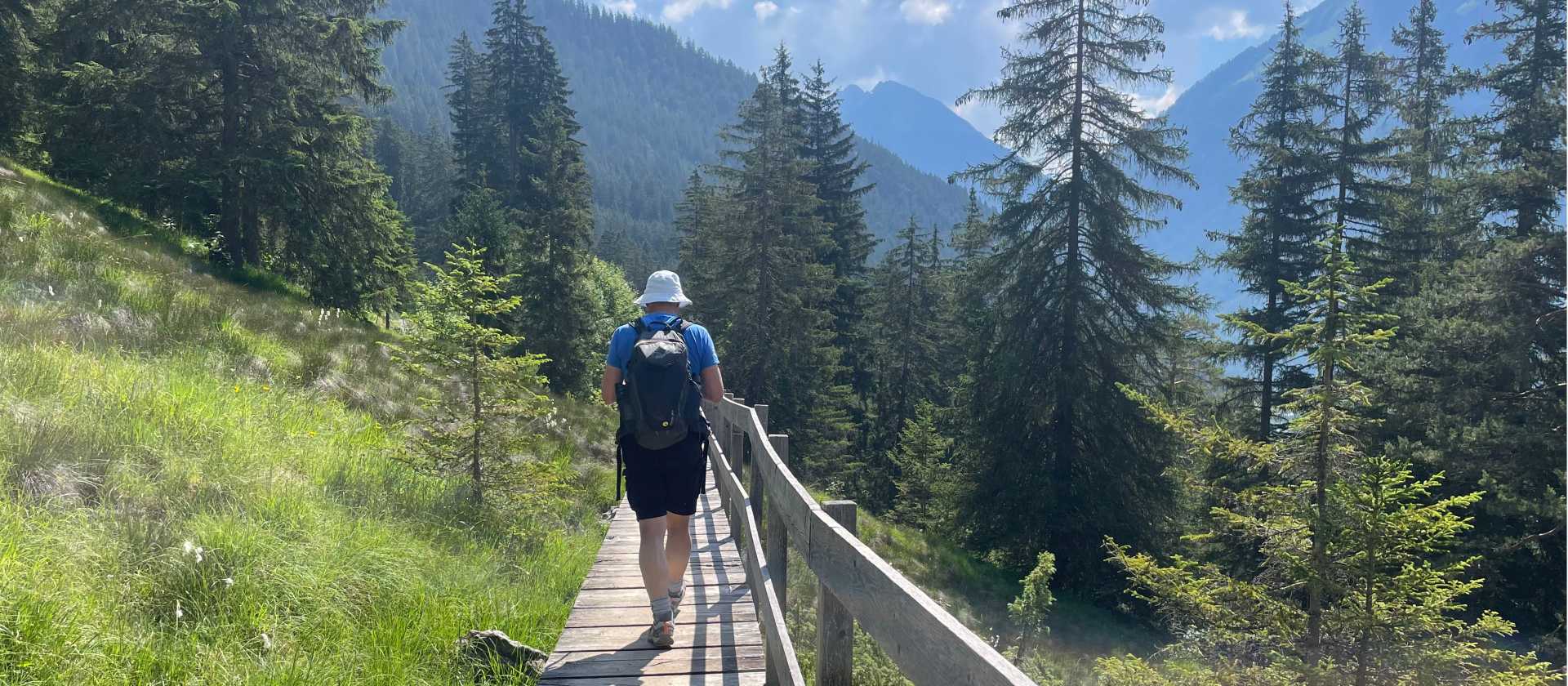 Walking through forests on the Lechweg Trail | Tali Emdin