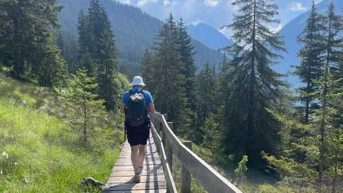 Walking through forests on the Lechweg Trail | Tali Emdin
