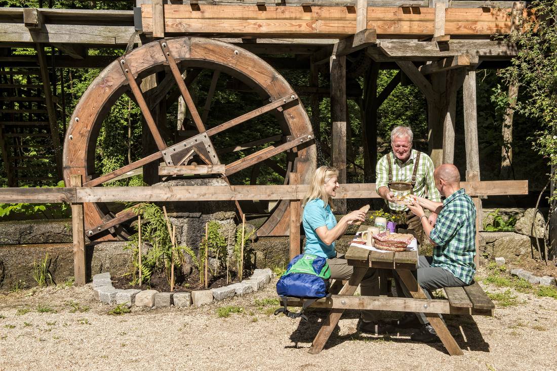 Eating a hearty meal served the Bavarian way