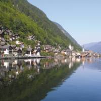 Hallstatt as seen from the boat to Obertraun | Huggett