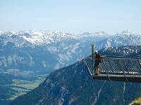 Hiker on Fiver Fingers with Austrian Alps |  <i>Kate Baker</i>