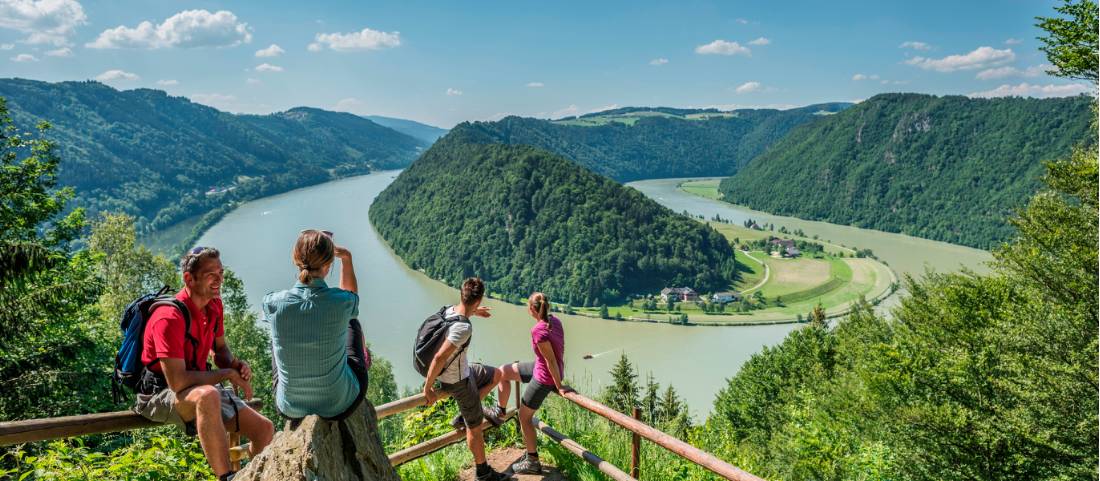 Incredible views of the Danube river bends