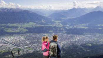 Spectacular views along the Trans Tyrol trail in Austria