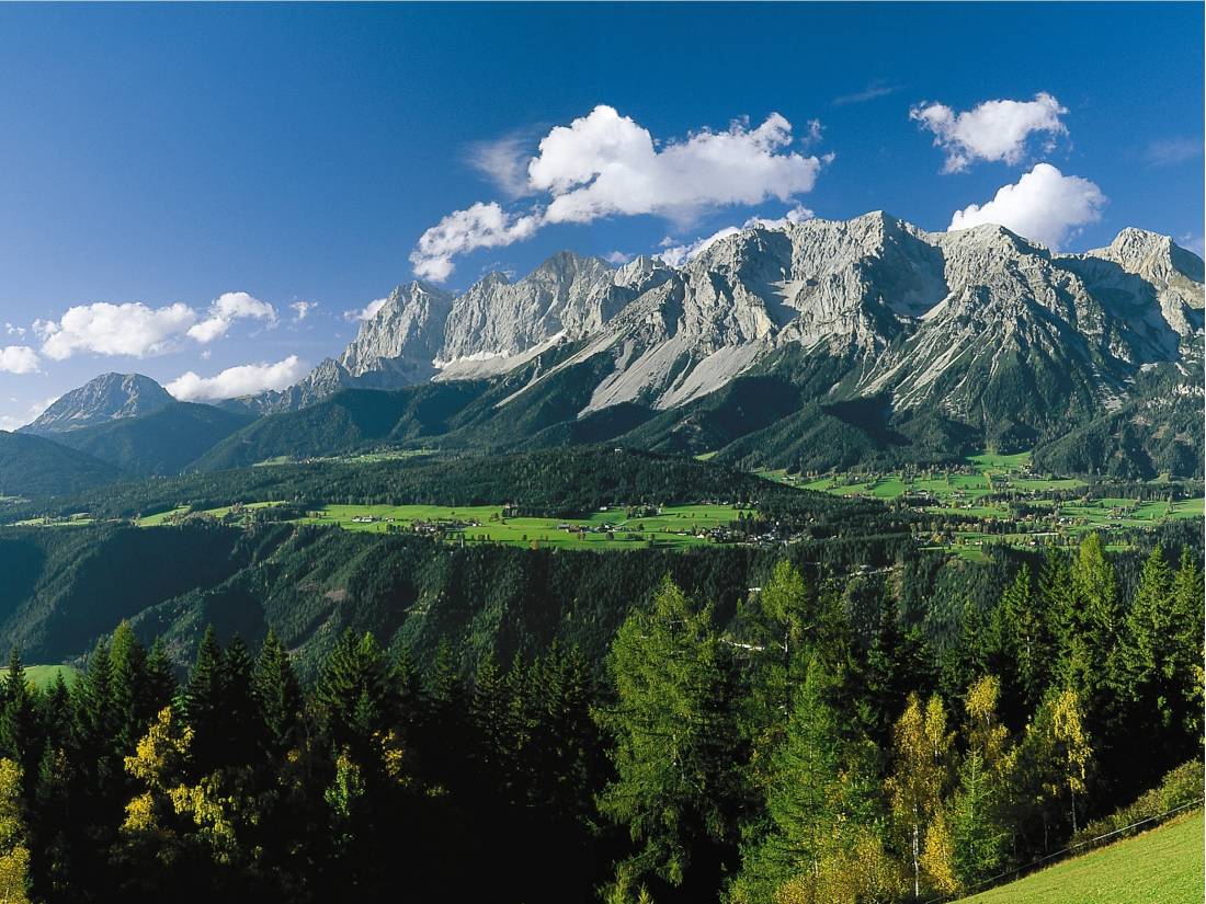 Gosau region in Austria
