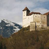 The village of Balzer, Liechtenstein
