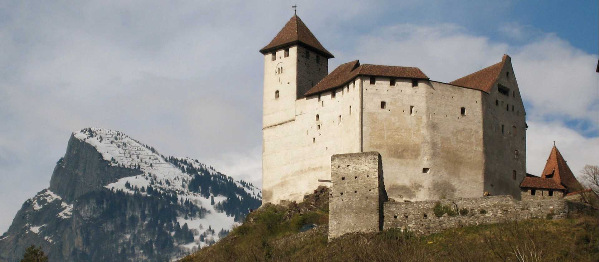 The village of Balzer, Liechtenstein