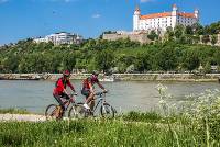 Cycling in beautiful Bratislava