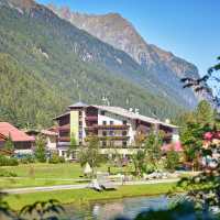 Exterior of the hotel in Pitztal Valley