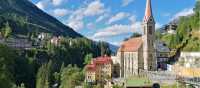 Bad Gastein, one of the many charming towns on the Alpe Adria Cycle Path