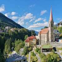 Bad Gastein, one of the many charming towns on the Alpe Adria Cycle Path
