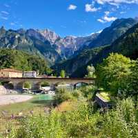 Typical alpine views on the Alpe Adria Cycle Path
