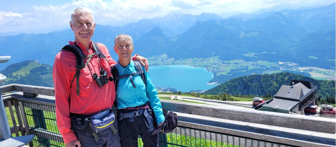 Gorgeous view over Austria's lakes |  <i>Rick Boyd</i>
