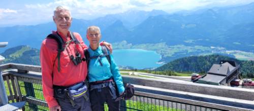 Gorgeous view over Austria's lakes |  <i>Rick Boyd</i>