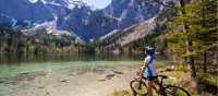 Soak up spectacular alpine views while cycling in Austria