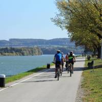 Cycling along the Danube Bike Path in Austria