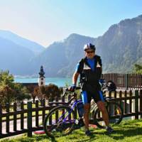 Enjoy gorgeous cycling with views of Austria's Alps