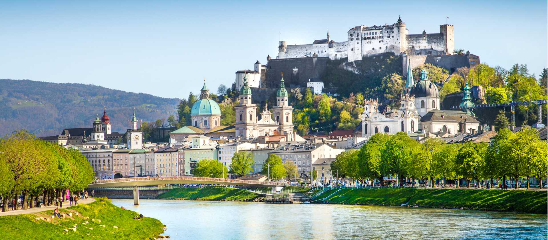 View of Salzburg in Austria