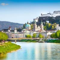View of Salzburg in Austria