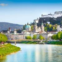 View of Salzburg in Austria