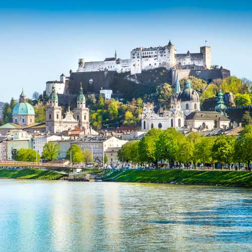 View of Salzburg in Austria