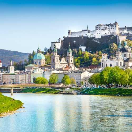 View of Salzburg in Austria
