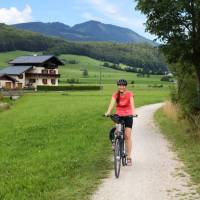 Enjoy gentle cycling along the Salzkammergut Bike Route in Austria
