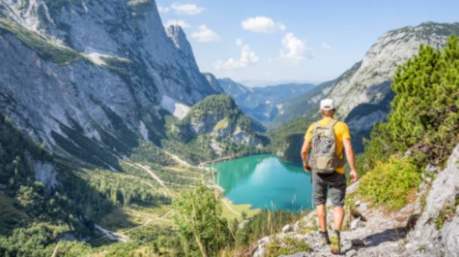 Hiking the Dachstein mountain trails