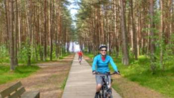 1120978-01,Gesine Cheung Our Baltic coast cycle will take you through Lithuania's lush northern pine forests