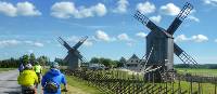 Cycling alongside traditional windmills in Estonia | Gesine Cheung