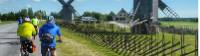 Cycling alongside traditional windmills in Estonia |  <i>Gesine Cheung</i>