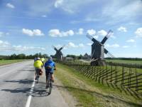 Cycling alongside traditional windmills in Latvia |  <i>Gesine Cheung</i>